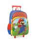 Imagem de Mochila De Rodinhas Com Alça +Lancheira Luxcel Super Mario Azul