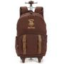Imagem de Mochila de Rodinhas Com Alça Luxcel Happy Potter Marrom
