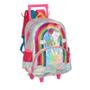 Imagem de Mochila de Rodinhas Com Alça Luxcel UP4You ArcoIris Prata