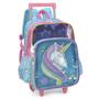 Imagem de Mochila de Rodinhas Com Alça Luxcel Up4You Unicórnio Verde