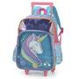 Imagem de Mochila de Rodinhas Com Alça Luxcel Up4You Unicórnio Verde