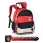 Imagem de Mochila de Rodinhas com Estojo Kit Flamengo Escolar Futebol