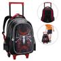 Imagem de Mochila De Rodinhas Escolar Infantil Spider Silver Aranha