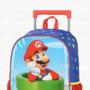 Imagem de Mochila De Rodinhas Escolar Infantil Super Mario Luxcel