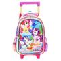 Imagem de Mochila De Rodinhas Escolar Infantil Unicórnio Rainbow