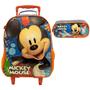 Imagem de Mochila de Rodinhas + Estojo Duplo Mickey R 16'' Ref. 10510 - Xeryus