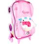 Imagem de Mochila De Rodinhas Hello Kitty Carro Escolar Infantil 3D
