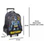 Imagem de Mochila De Rodinhas Infantil Batman Luxcel Preto c/ Máscara