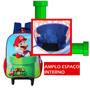 Imagem de Mochila De Rodinhas + Lancheira Térmica + Estojo Super Mario