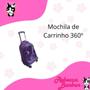 Imagem de Mochila De Rodinhas Lilas Carrinho Feminina Rebecca Bonbon