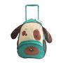 Imagem de Mochila De Rodinhas M Cachorro Clio Pets 38cm altura X 32cm largura X 16cm CP3396A