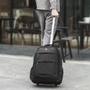 Imagem de Mochila de rodinhas notebook escolar masculina alca costas grande reforcada mala bordo executiva laptop viagem