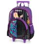 Imagem de Mochila De Rodinhas Wandinha E Enid Roxo - Luxcel