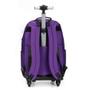 Imagem de Mochila De Rodinhas Wandinha Uniforme Roxo - Luxcel