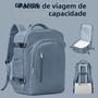 Imagem de Mochila de Viagem de Grande Capacidade para Laptop - Compatível com EasyJet e Ryanair