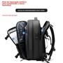 Imagem de Mochila de Viagem Masculina de Grande Capacidade - Compatível com Laptop 17 Polegadas - Com Compressão a Vácuo