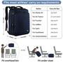 Imagem de Mochila de Viagem MATEIN 27L - Resistente à Água - Azul