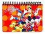 Imagem de Mochila Disney Mickey e Minnie Mouse com Cordão, Porta-Moedas e Caderno de Autógrafos - Conjunto com 6 Peças (Vermelho)