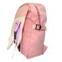 Imagem de Mochila dois bolsos com fivelas frontal recortes coloridos escolar viagem alta qualidade