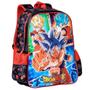 Imagem de Mochila Dragon Ball Escolar Infantil Grande PVC 40x30x14cm