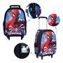 Imagem de Mochila Escolar 3d Infantil Homem Aranha De Rodinhas