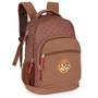 Imagem de Mochila Escolar Bolso Notebook Warner Harry Potter - Marrom