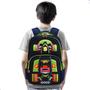 Imagem de Mochila Escolar Carro de Corrida Infantil com Design 3D