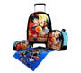 Imagem de Mochila Escolar Com Rodas Kit Completa Infantil DRAGON BALL Anime