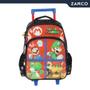 Imagem de Mochila Escolar Com Rodinhas E Alça Super Mario Bros 4 Bolsos PU Com Chaveiros UP4YOU