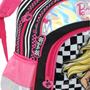 Imagem de Mochila Escolar Costas Infantil Casual Barbie Skate Preto