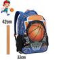 Imagem de Mochila Escolar Costas Meninos Grande Esportes 42cm