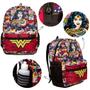 Mochila Escolar de Costa Infantil Mulher Maravilha Aula - TOYS 2U Imagem de Mochila Escolar de Costa Infantil Mulher Maravilha Aula
