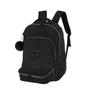 Imagem de Mochila Escolar De Costas Chaveiro + Estojo Triplo Com Elásticos Up4you