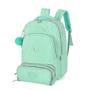 Imagem de Mochila Escolar De Costas Chaveiro + Estojo Triplo Com Elásticos Up4you