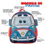 Imagem de Mochila escolar de passeio  Infantil Com Alças - Fusca Policia menino