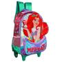 Imagem de Mochila Escolar De Rodas Mermaid 3D Infantil Feminina Denlex