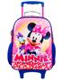 Imagem de Mochila Escolar de Rodas Minnie Mouse Rosa Original Disney