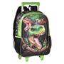 Imagem de mochila escolar de rodinhas ataque t-rex clio style