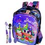 Imagem de Mochila Escolar de Unicórnio Desenho 3D Infantil