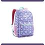 Imagem de Mochila Escolar Denlex com Bolso Frontal Lateral Resistente Volta as Aulas Faculdade Universidade