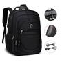 Imagem de Mochila Escolar Executiva Masculina Feminina Com Cabo Usb Bolsa Notebook