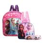 Imagem de Mochila Escolar Frozen 2 Anna e Elsa Costas Lancheira+Estojo