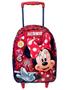 Imagem de Mochila Escolar G Rodinhas Infantil Personagem Menina Minnie Mouse Vermelho  Disney Xeryus