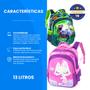 Imagem de Mochila Escolar Grande Com Alça Reforçada Infantil Estampada
