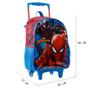 Imagem de Mochila Escolar Homem Aranha Spiderman Rodinhas Tam G Infantil Reforçada Xeryus