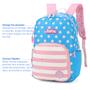 Imagem de Mochila Escolar Infantil Barbie C/ Bolso Frontal e Detalhes