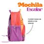 Imagem de Mochila Escolar Infantil Com Alças Estampada Gato 17L