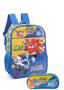 Imagem de Mochila Escolar Infantil Costas Estojo Super Wings