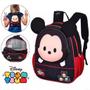 Imagem de Mochila Escolar Infantil de Costa Mickey Mouse Disney Tsum Tsum 3D Creche Escola Passeio Criança