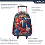 Imagem de Mochila Escolar Infantil De Rodinhas 16" Spider Man Marvel Criança Heróis Homem Aranha Xeryus